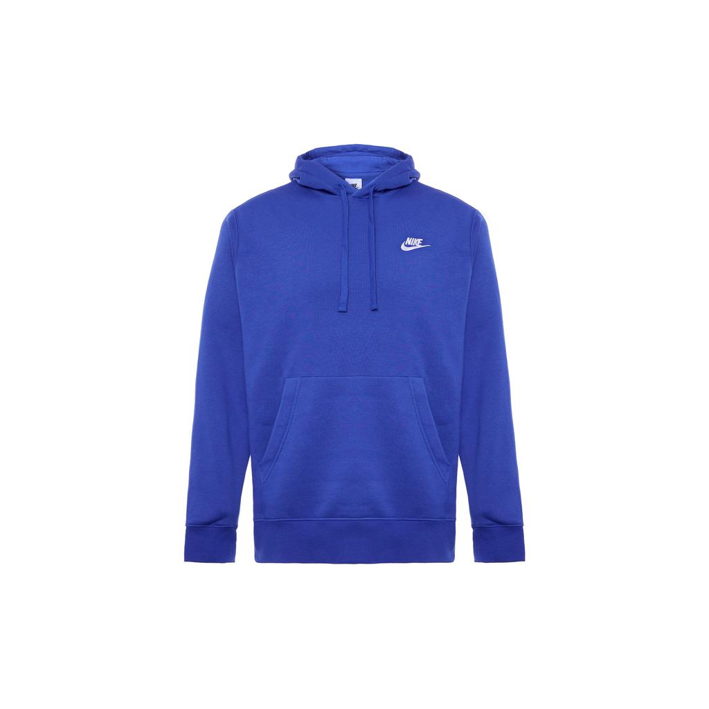 Nike Sportswear Club Fleece Hoodie Men Tops Game-Royal-Blue BV2655-480