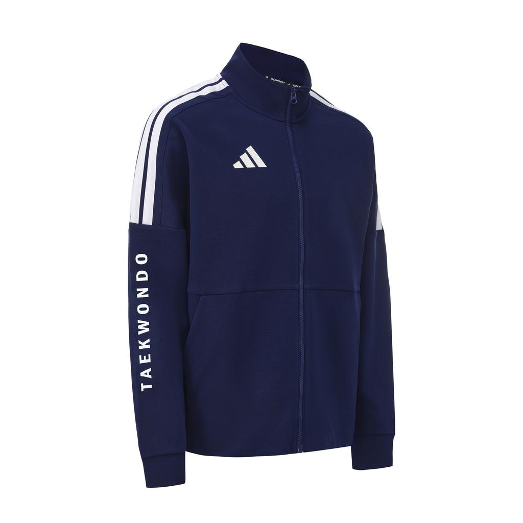 Adidas Taekwondo Series 3-Stripes Casual Versatile Retro Classic Stripe Jacket Unisex Jacket Navy-Blue CLTR02NHJT-DBW