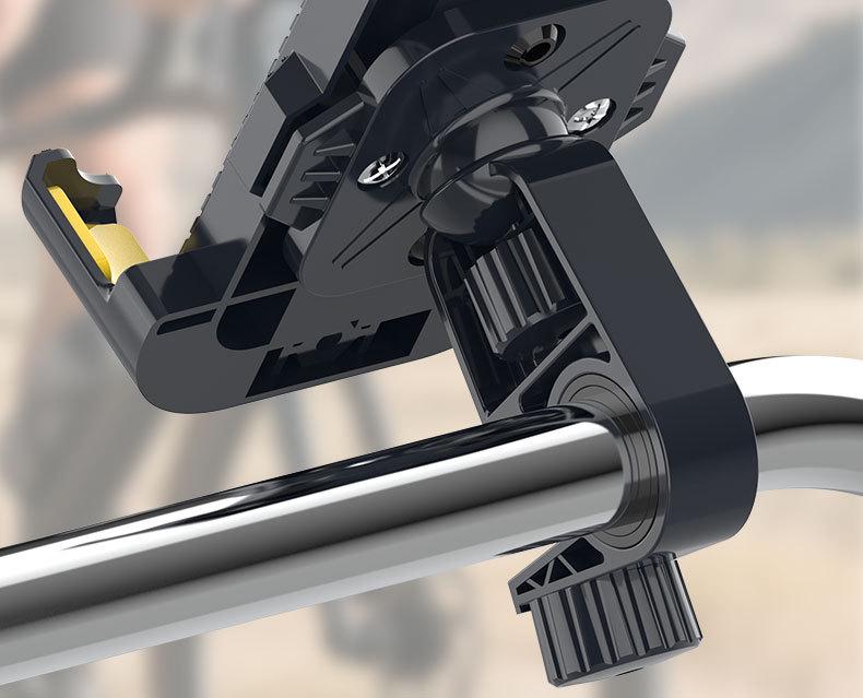 2026 Universal Shock-Absorbing Anti-Shake Motorcycle Phone Holder for One-Handed Operation and Riding Navigation