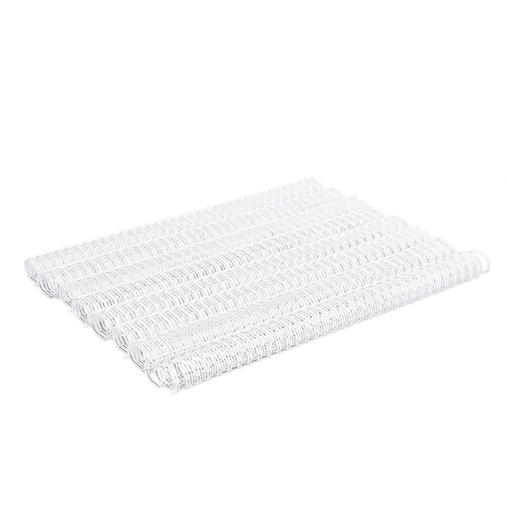 100PCS Double   Wire Binding Spines 9Celsius16 Inch 34   3:1 Pitch 120 Sheet Capacity   Spiral Binding Coil for Student Coworker