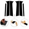 6Pcs Glossy Black Pillar Posts For Fiat Argo 2017 2018 2019 2020 2021 2022 2023 Window Decoration Cover Door Side Trim Stickers