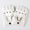 Women's Half-Finger Steel Pole Dance Gloves for Nightclub and Fashion Shows
