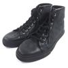 Ausgezeichnete GUCCI High-Top-Sneaker schwarzes Canvas Herren 6,5 426188 Gebraucht