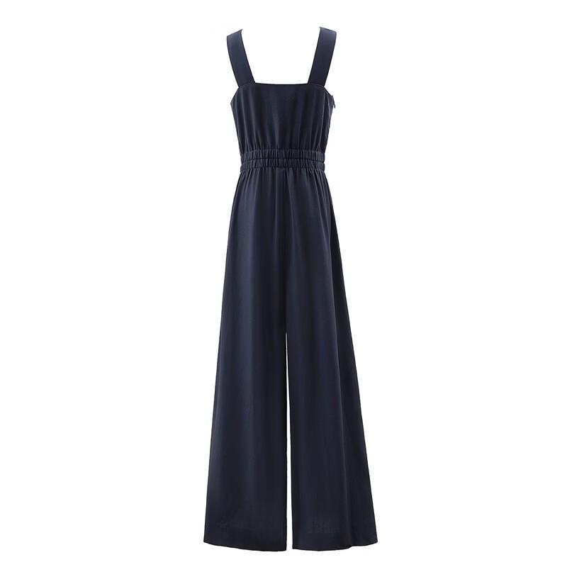 Women's Celebrity Style High-Waist Wide-Leg Jumpsuit