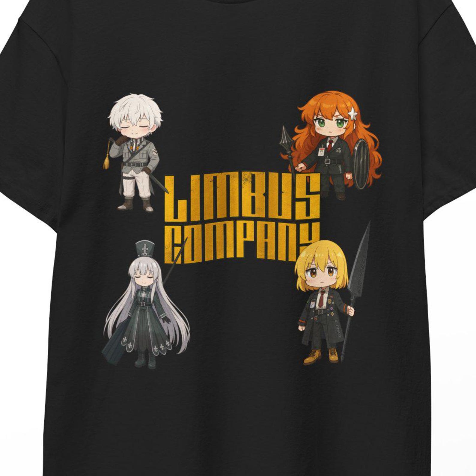 Limbus Company shirt Ishmael Rodion Charon Sinclair Heathcliff Meursault anime gamer tshirt poster sticker cosplay Limbus merch gift idea L