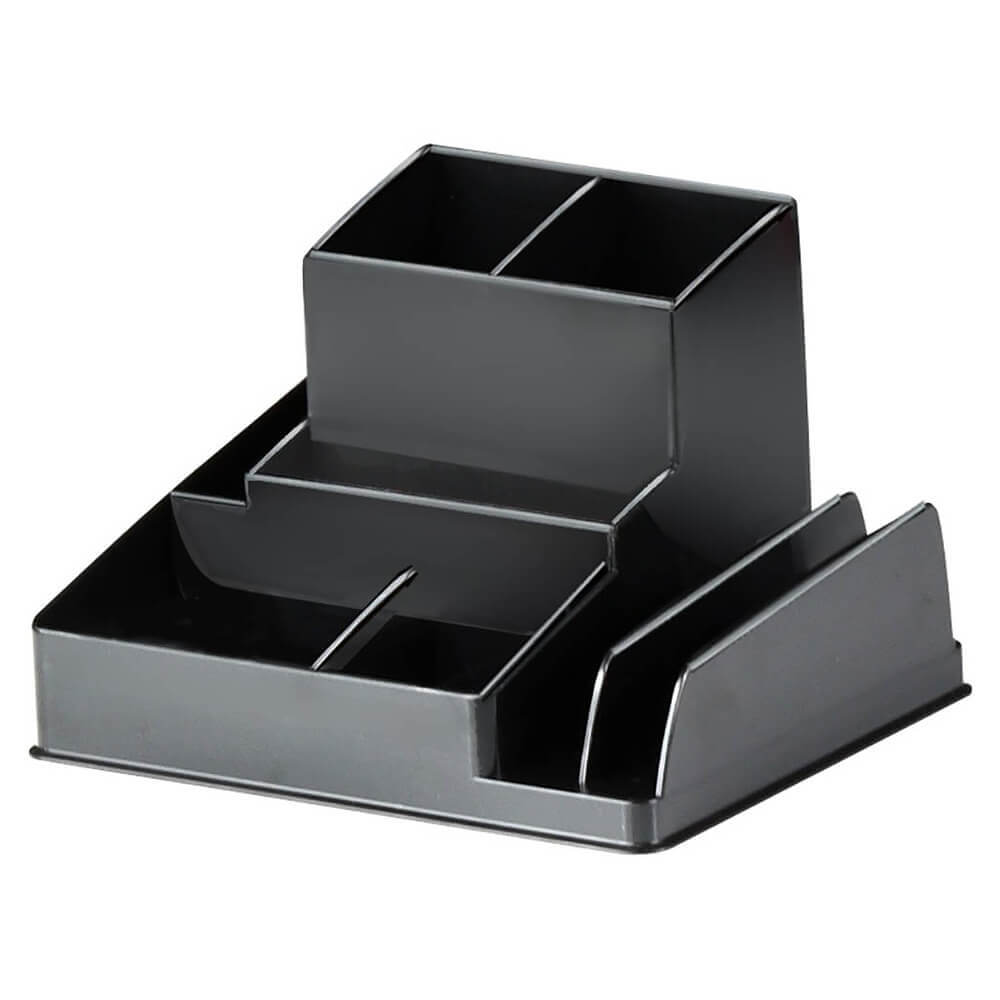 Italplast Schreibtisch-Organizer schwarz