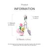 Charms Copperelegant Flowers Handbag Slippers Pendants Fit Charms Plataoriginal Bracelet Beads Women Jewellery Making