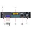 Lingsheng Professional PA System with 200W Amplifier and 4 Wall Speakers CN plug (adapter included)