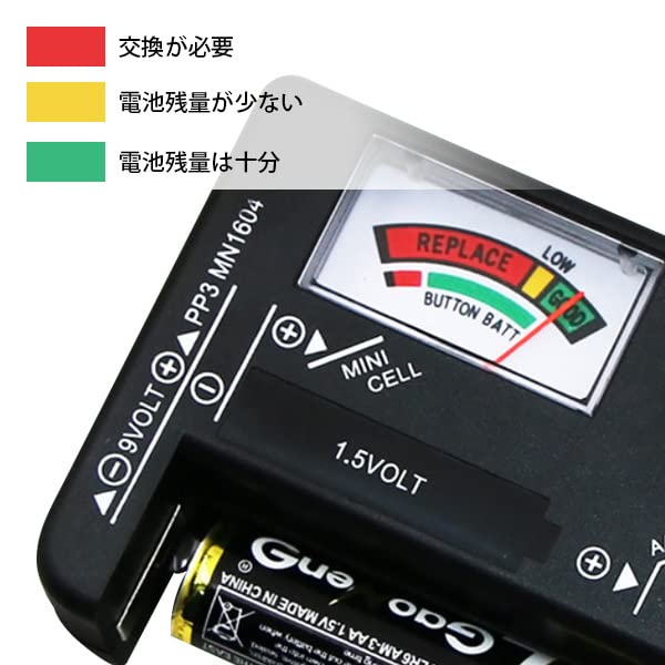 Battery Battery Square Measuring Battery Compact Checker, Tester, Ionization, Analog, Instrument, Level,