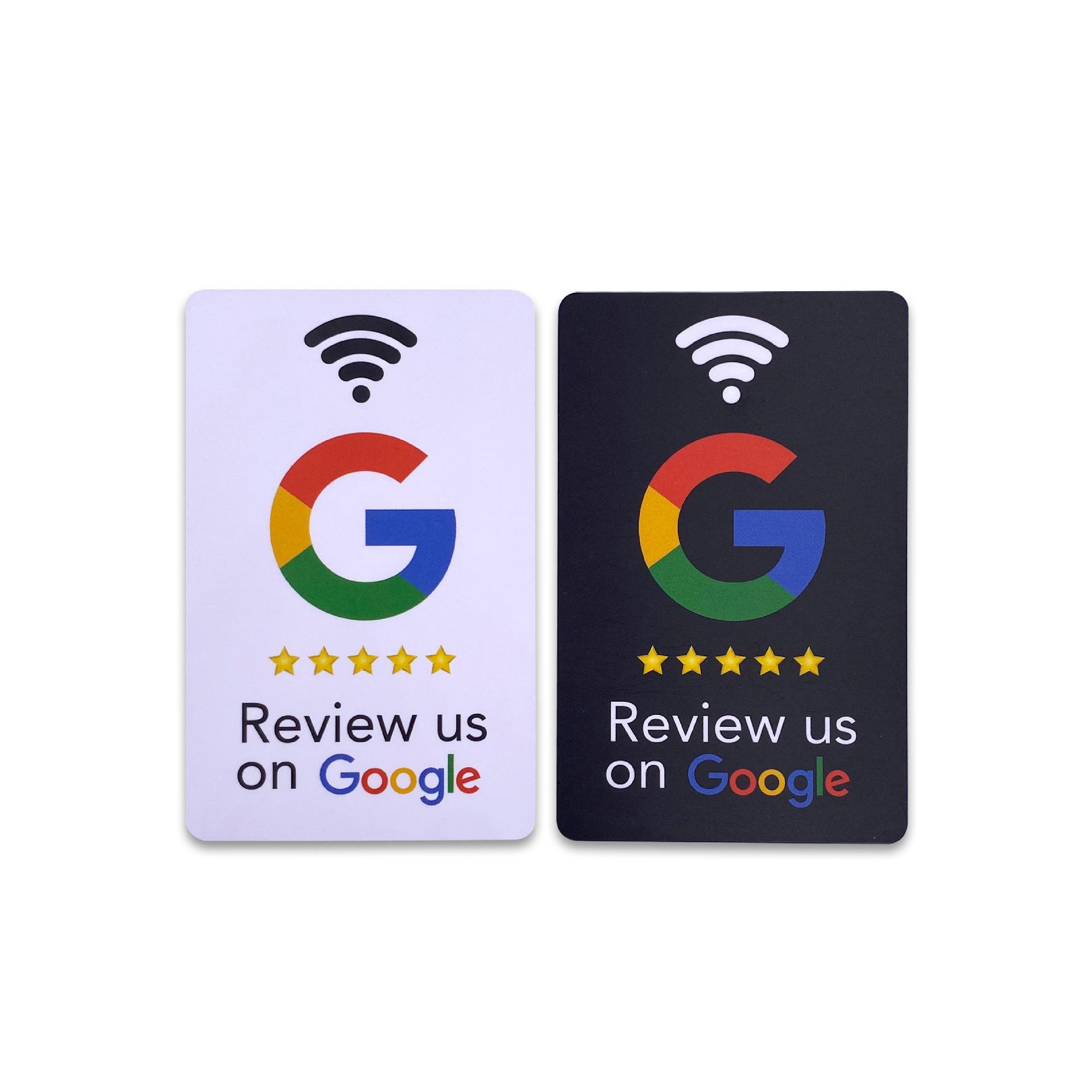 

NFC Review Card NTAG213/215: Praise & Comment Cards for Google Reviews