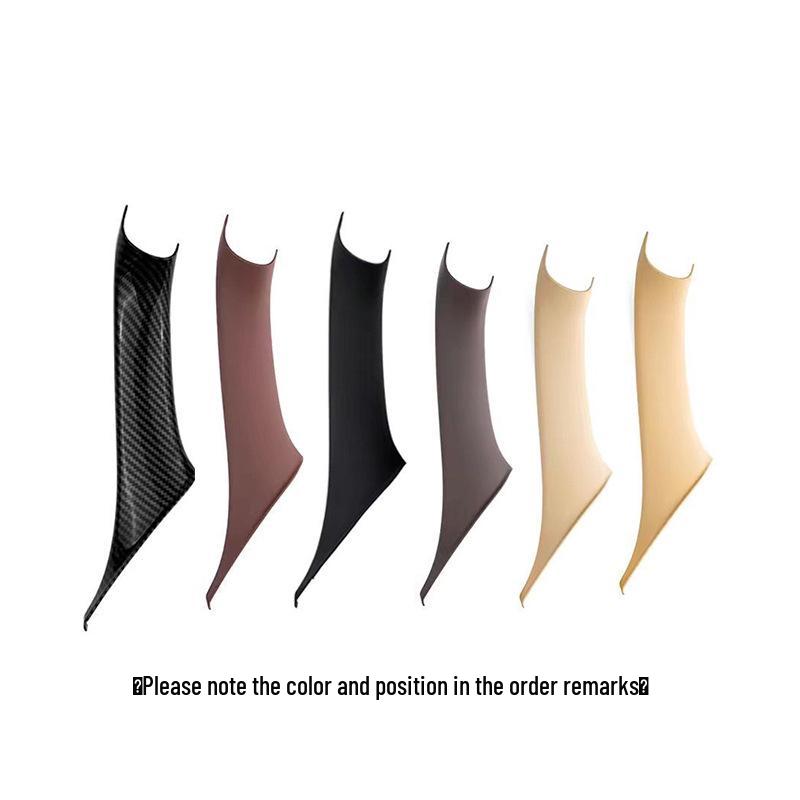BMW 5 Series Interior Door Pull Handle Protective Cover Trim Sticker for 520/525/528/530 Models.