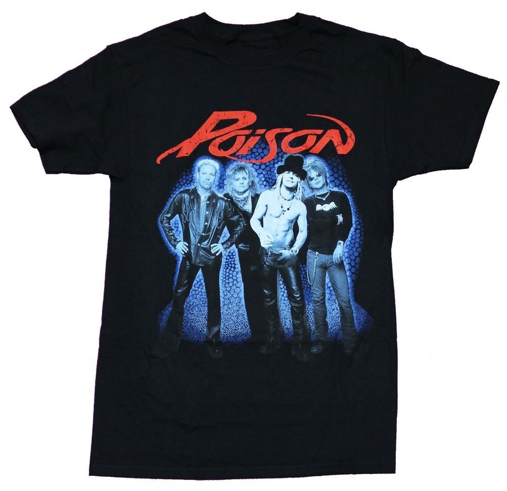 Poison Band Concert  1side reprint black color BL865 Unisex T-Shirt XXXXL
