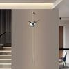 Morden Wall Clocks Metal Watches Silent Clocks Round Wall Decoration Products Creative Light Luxury Artistic Unique Design
