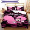 3pcs Minnie7 Cover Set - Personalized Name, HD Printed Bedding with 1 Cover and 2 Pillowcases - Perfect for Home Decor, Easy Care