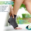 1Pair Ankle Compression Sleeve Open Toe Ankle Compression Socks Plantar Fasciitis Socks For Men Women,Neuro Socks For Joint Pain