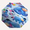Eeyore,Donkey Fully automatic themed umbrella - 8 ribs durable iron frame, tri-fold compact design, perfect as a gift, travel umbrella, unis