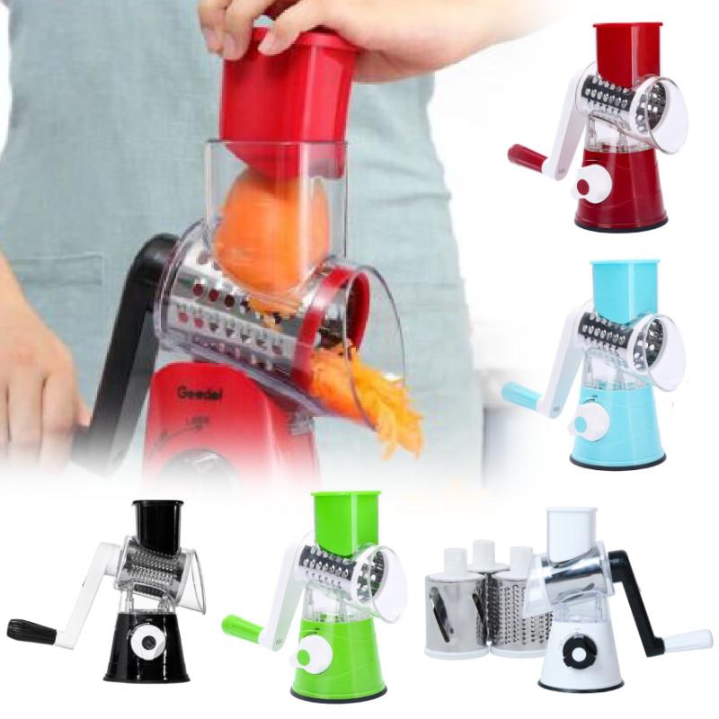 Innovative Hand-powered Vegetable Cutter With Multiple Functions For Potatoes Cheese And More