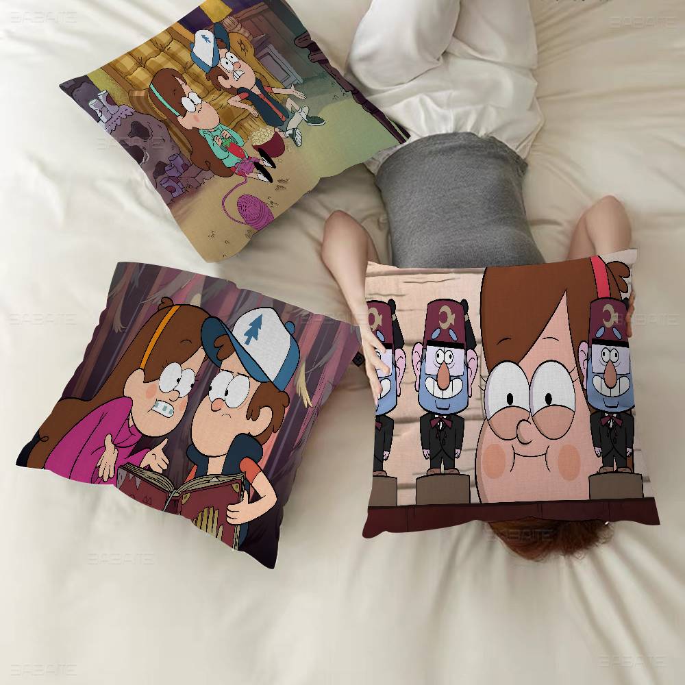 Film Gravity Falls Pillow Gift Home Office Decoration Bedroom Sofa Car Cushion Cover Case 45x45