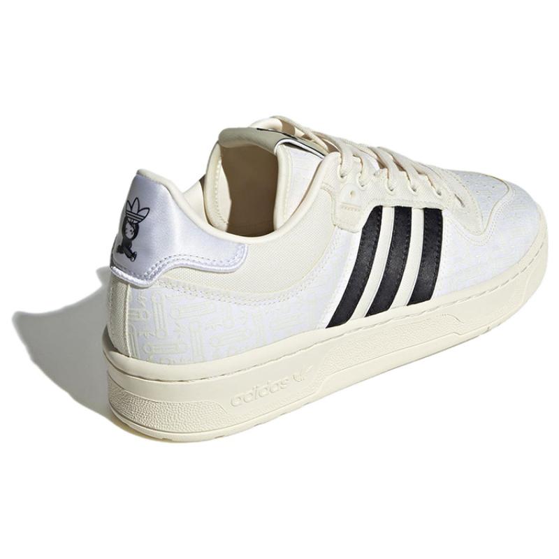 Adidas Rivalry Low 86 Schuhe 'Weiß Schwarz Silber' Sneakers IE4849