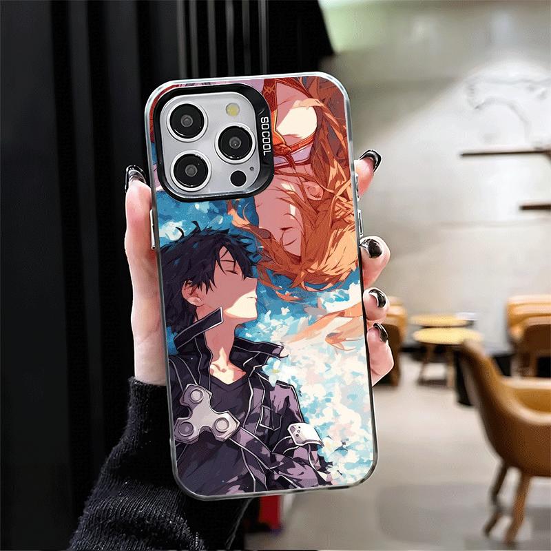 Sword Art Online Anime Shockproof Phone Case for iPhone 17 Air 16 16E 15 Pro Max 14 Plus 13 Mini 12 Back Cover Anti Fall Fundas