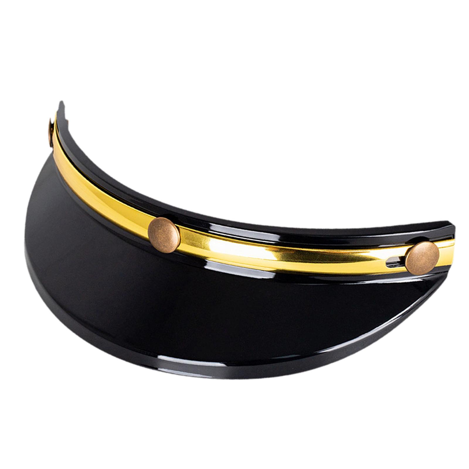 

Универсальный козырек для мотоциклетного шлема на 3 кнопках, модный для шлемов 3/4, запасные части, козырек для шлема, водонепроницаемый, защита от солнца