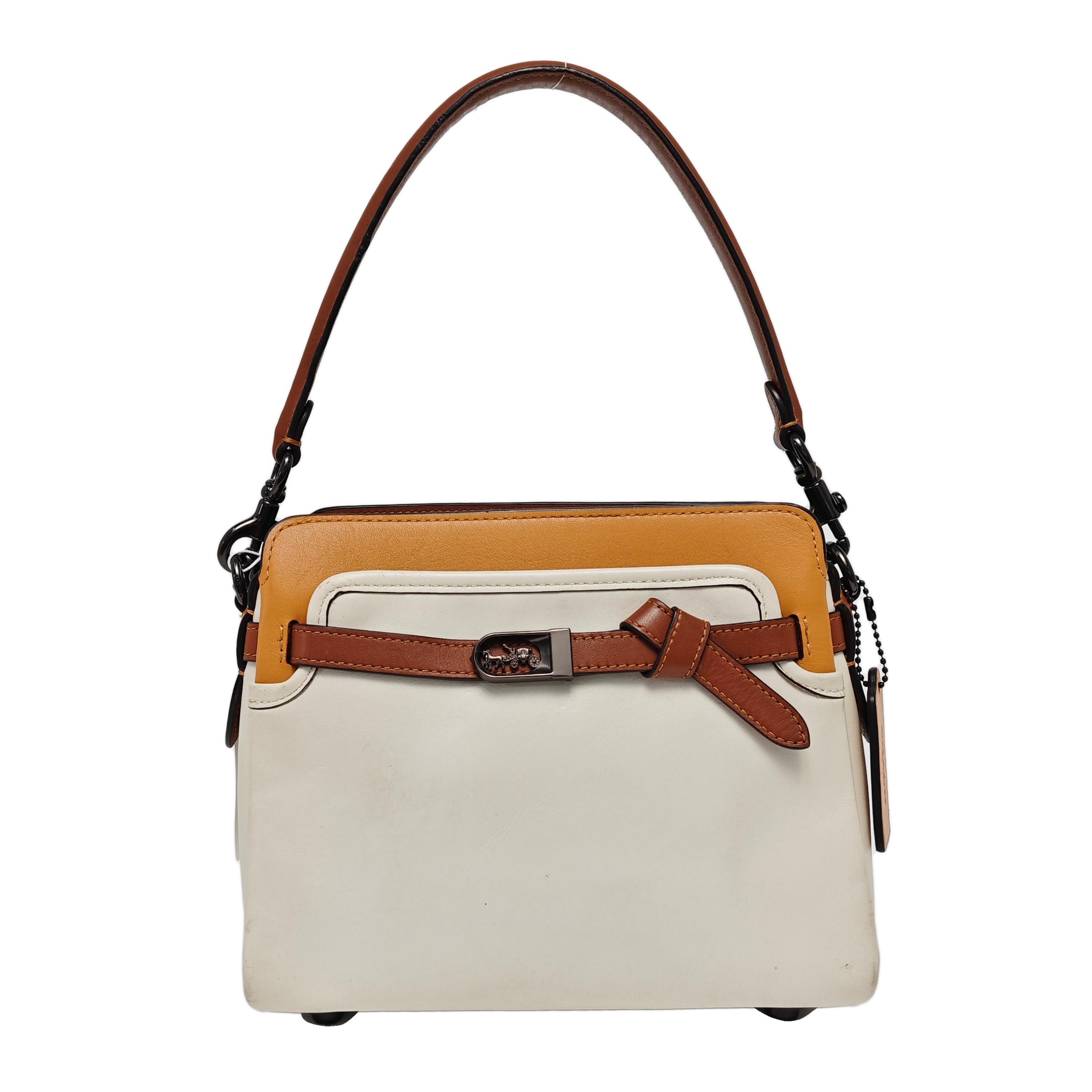[Pre-Owned] Tate Series 24 Removable Shoulder Strap Leather Handbag - Good #GC3HCR ONE SIZE