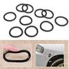 10pcs Set Rubber Car Bumper Fasteners Black Quick Release O-Ring Gaskets 44mm Hose Nozzle Seal Seal Replacement