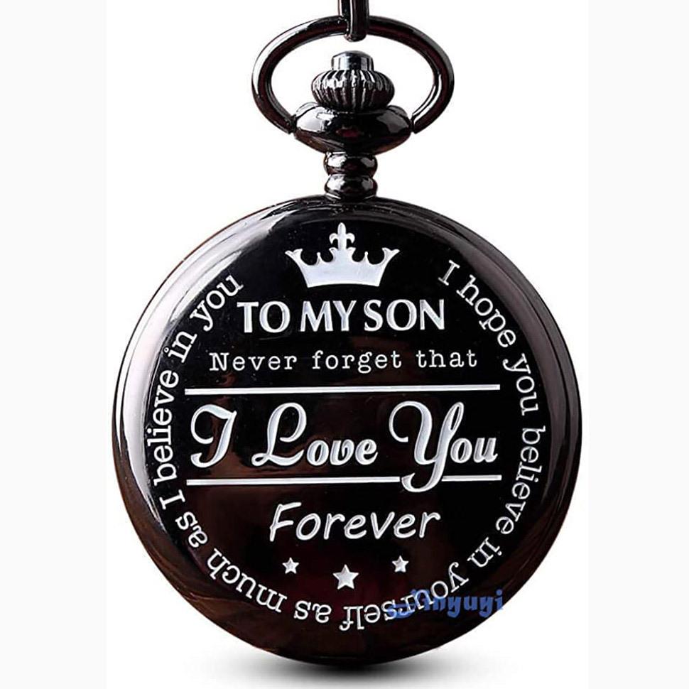 Engraved Vintage Quartz Pocket Watch Pendant Vintage Pocket Watch