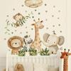 Cartoon Waldtiere Wandaufkleber Für Kinder Kinderzimmer Mädchen Junge Babyzimmer Dekoration Elefant Giraffe