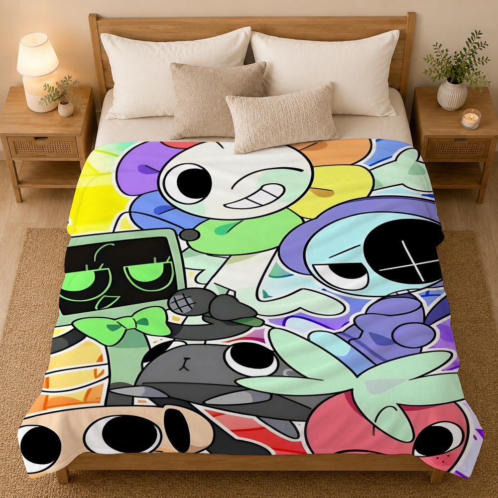 Dandys World Game Throw 240g flannel blanket, suitable for sofas, beds, offices,  exquisite gift blankets