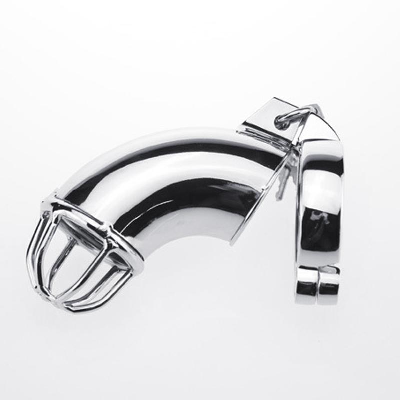 BDSM Sex Toys Men Stainless Steel Metal Urethra Chastity Lock Penis Bondage Adult Chastity Cage Cock Restriction Abstainer Toy