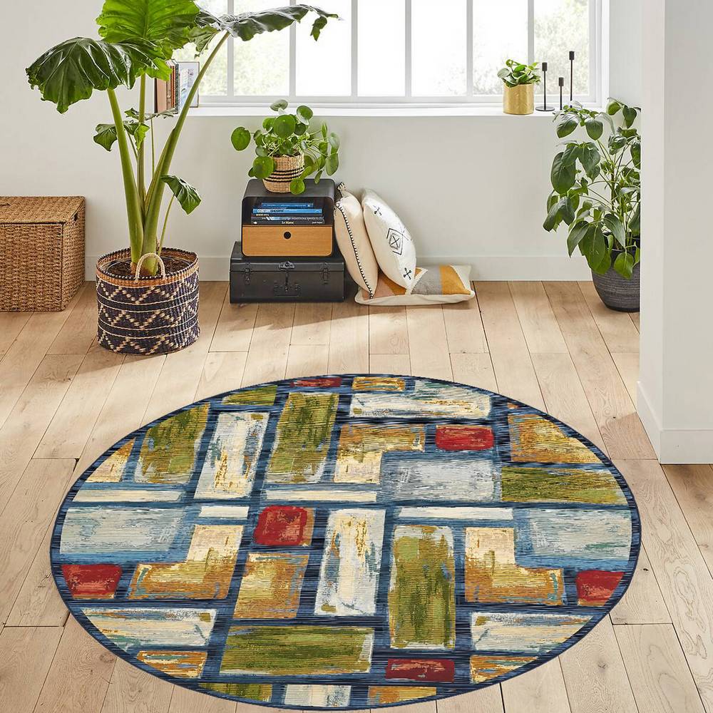 

Mosimoso Home RC1430 Ковер с принтом на подошве в горошек 100x100 cm
