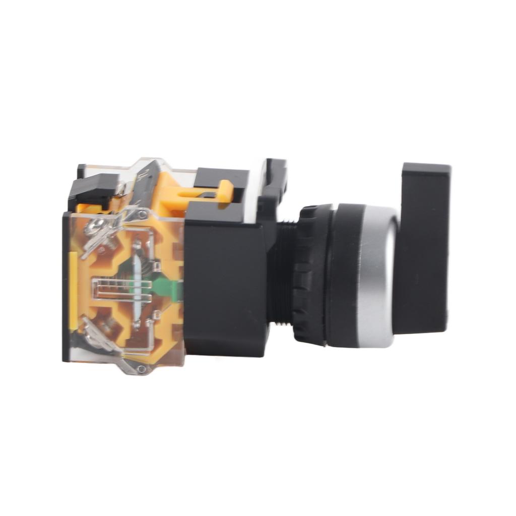 22mm 3 Position Auto Reset Selector with Handle LA38-20BX33, 3 Position Auto Reset