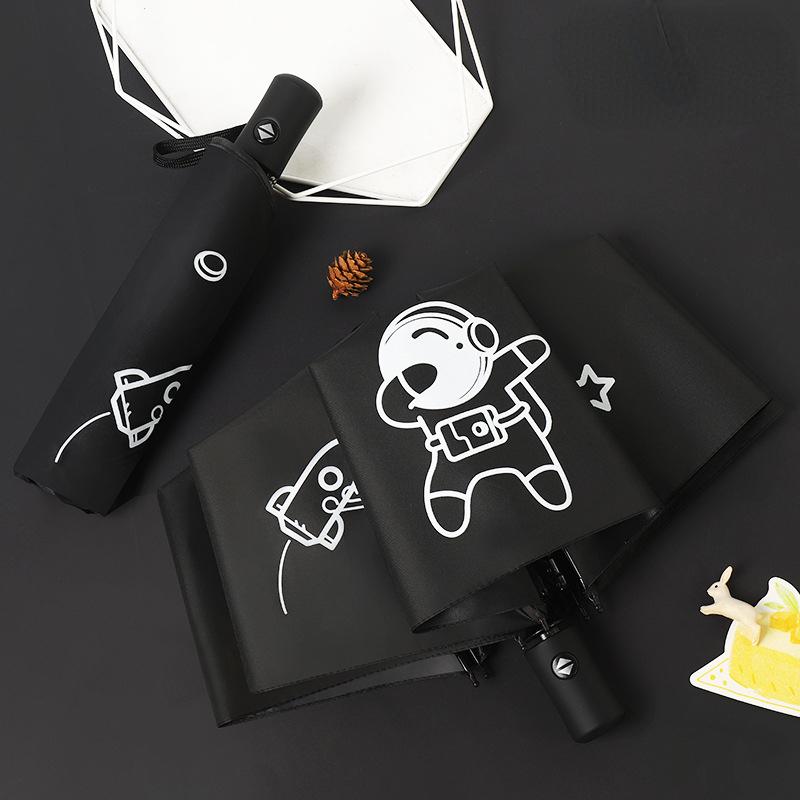 

Полностью автоматический зонт от солнца, анти-УФ-зонт, тройной мультяшный зонт от дождя, складной зонт, зонт от солнца