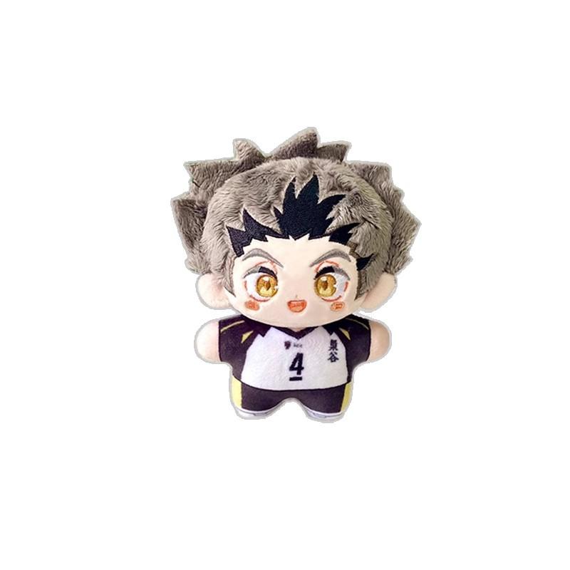 12Cm Ushijima Wakatoshi Plush Dolls Pendants Mini Soft Keychain Bag Haikyuu Kotaro Bokuto Stuffed Doll Toys Kids Holiday Gift