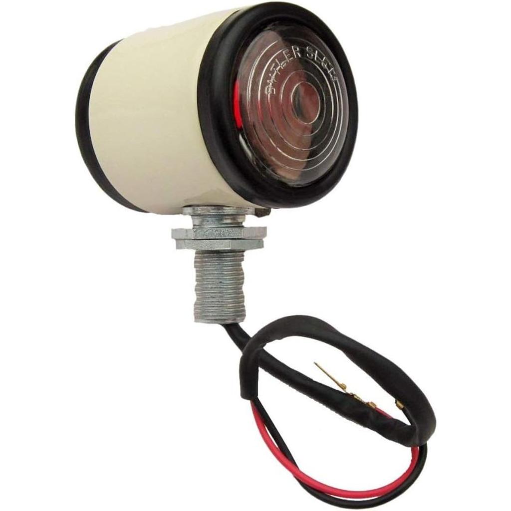 APSMOTIV Atj2071 Butler-Stil Seiten-/Rücklichteinheit Traktor-Teil mit 12V-Glühbirnen Traktoren Seitenmarkierungsleuchte