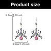 Creepy Spider Women Earrings Unique Halloween Accessory Durable Alloy Crafted For Themed Events And Gift Giving