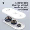 30W 3 in 1 Wireless Charger Pad for iPhone 15 14 13 12 11 Pro Max 8 X  Watch 8 7 6 AirPods Fast Wireless Charging Station