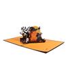 3D for Pop Up Halloween Pumpkin Greeting Card Festival Invitation Greeting Memorial Cards for Thanksgiving New Year