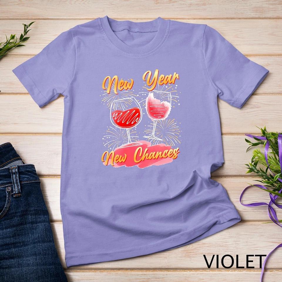 Womens Fireworks NEW YEAR NEW CHANCES New Year s Eve Firecracker Unisex T-shirt 10 XL