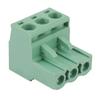 10Pcs 5.08mm Pitch 3Pin Plug-in Screw PCB Terminal Block Connector Right Angle