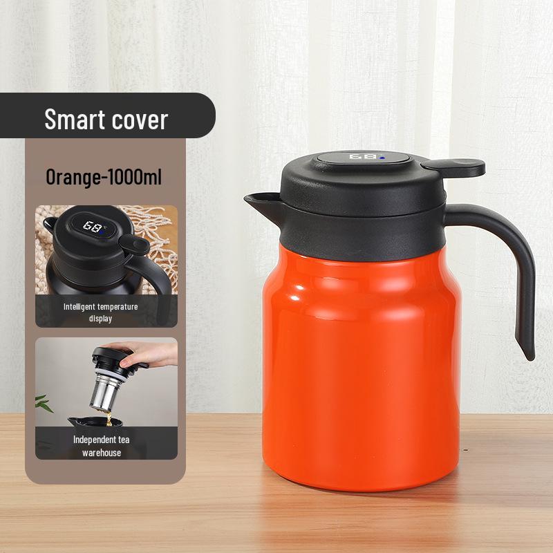 Large Capacity 304 Stainless Steel Insulated Tea Infuser Kettle for Home and Office