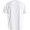 Calvin Klein Loose Fit Letter Print Crew Neck T-Shirt Men Tops White KM0KM00843-YCD