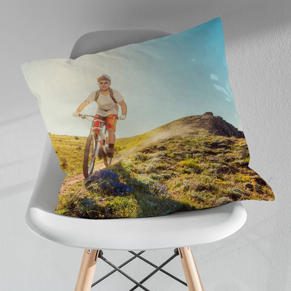 Leisure Art Sunset Cycling Pillow Case For 30x30cm45x45cm55x55cm For Home Bedroom Decoration And Protector