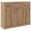 VidaXL Buffet Artisanal Oak 91x28x75 Cm Engineered Wood, Storage Furniture, Kitchen Storage Furniture, Furniture of 855895