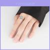 Anillo Ajustable Ojo Geométrico Con Cobre Electrochapado Para Accesorios de Moda Femenina