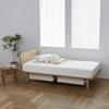 MUJI Wooden bed frame headboard, semi-double size, width 123 x depth 2.5 x height 45 cm, oak veneer 82579604