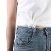 Fixed Buckle T-Shirt Tie Clips Decorative Buckle Clothing Shirt Clip  for T-shirt