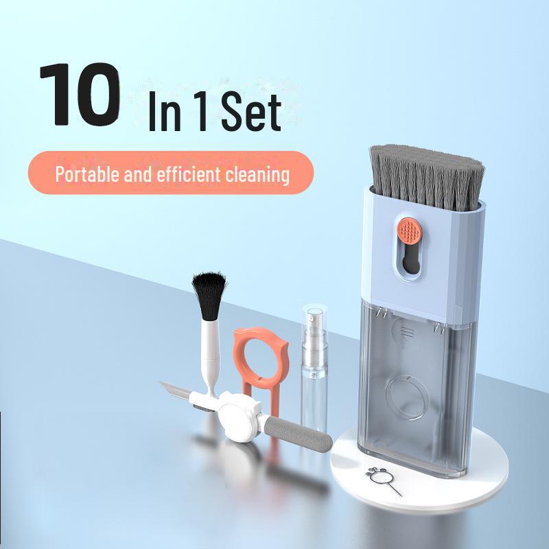 Multifunctional Cleaning Set: Keyboard Brush & Phone/Headset Cleaning Pen