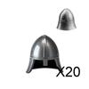 MOC Medieval Castle Knight Figures Waffen Accessories Flame Helmet Shoulder Armor Sword Toy